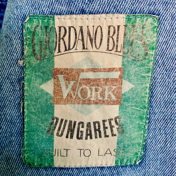 Giordano Blues Slouchy-fit Dungarees - Picture 7 of 8